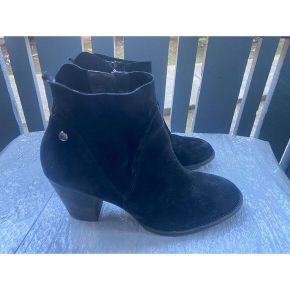 Paul Green Nora Ankle Leather Water Resistant Suede Booties Sz 9 US -6.5 UK - Picture 6 of 10